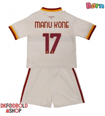 AS Roma Manu Kone #17 Udebanesæt Børn 2026-27 Kort ærmer (+ korte bukser)